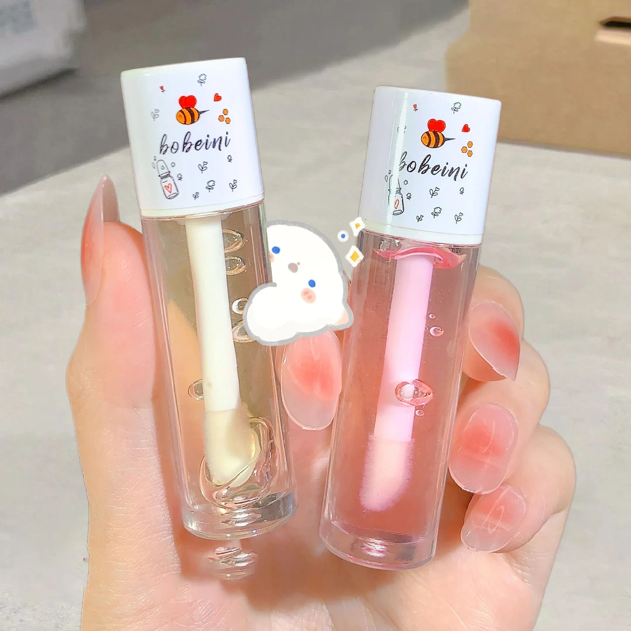 Peach Honey Lip Oil Gloss – Hydrating, Non-Sticky Balm