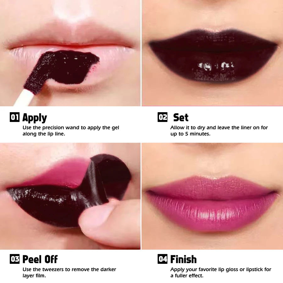 Peel Off Lip Stain Gloss – Long Lasting & Waterproof