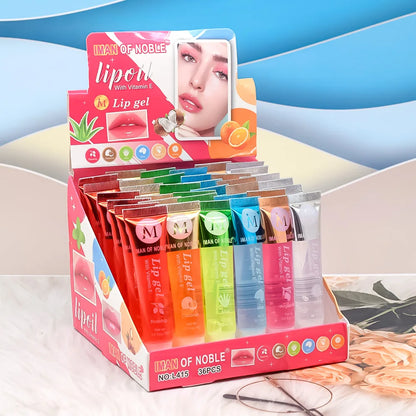 Fruity Hydrating Glossy Lip Gloss Set – 6-Piece Kit